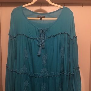 Gypsy turquoise Blouse